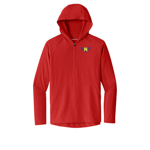 Sport-Tek Repeat 1/2-Zip Long Sleeve Hooded Adult Jacket Thumbnail